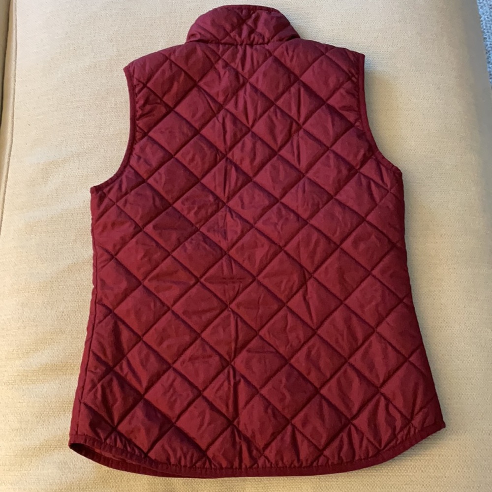Old Navy Puffer Vest - Size XS - Maroon/Deep Red - Picture 2 of 3